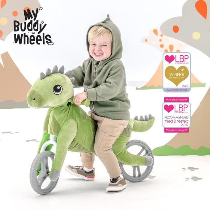 Buddy Wheels Dino Balance Bike - Green 