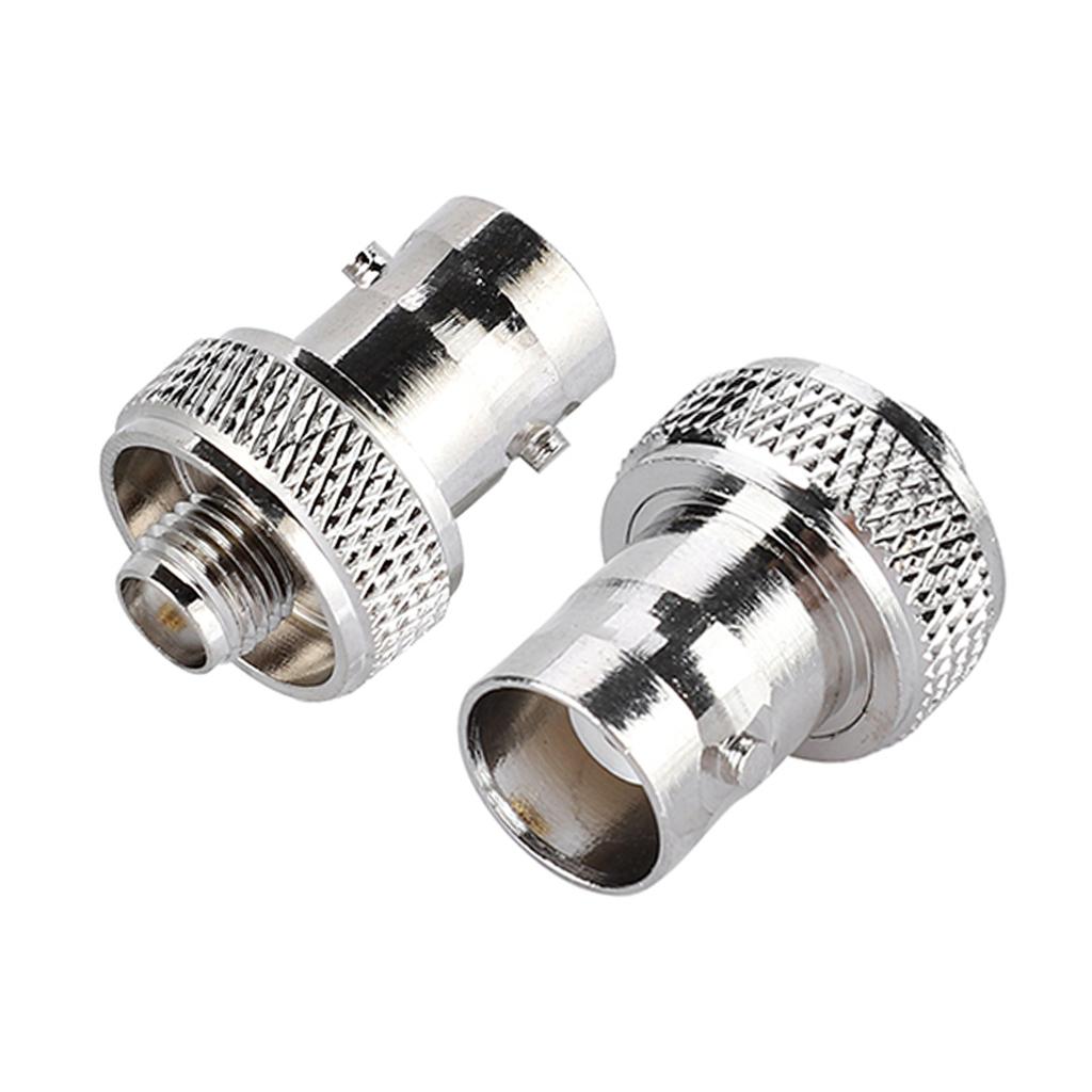 2 Pcs SMA Female To BNC Female Convert Adapter Connector