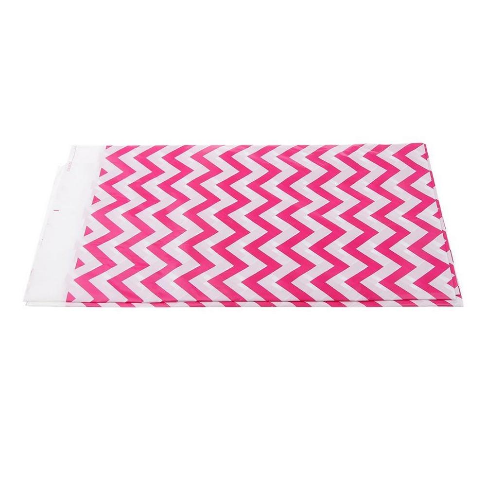 Unique Party Plastic Chevron Tablecloth