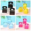 6pcs Festival Party Cake Box Candy Box Handheld Gold Card Box Creative Wedding Candy Box Horn Paper Box Candy Cake Packaging