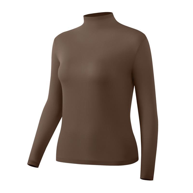 High Collar Hyaluronic Acid Moisturizing Women's Suit for Autumn/Winter - Ultra-Thin & Invisible Warm Base Layer.