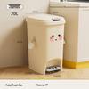 Pinhuan Cute Style 20L Pedal Trash Can