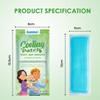 Sumifun 14/35/70 Pcs Cool Cold Gel Forehead Sticker Relieved Fever Discomfort Bring Cool Sense Preventing Heatstroke Outdoors Summer Patch