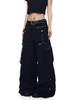 Y2K Punk Weitbeinige Mehrfach-Taschen Cargohose – Unisex Retro High Street Style