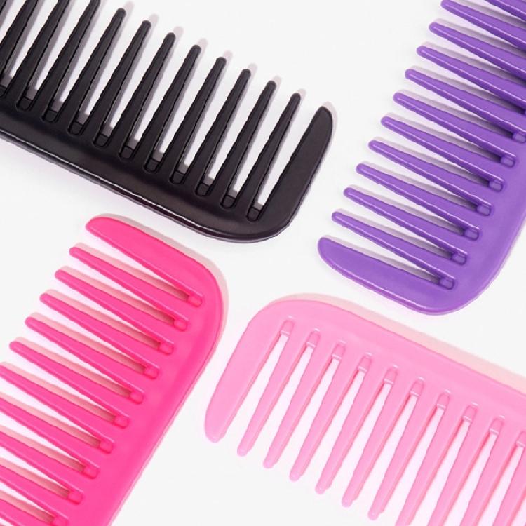 Fashion Wide Tooth Comb for Gentle Hair Management Elegant Hair Styling Tool for Travel and Daily Use