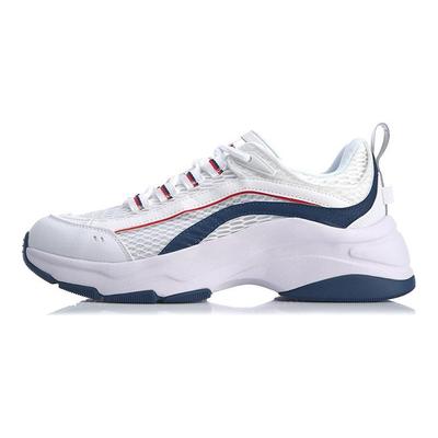 Li Ning Aurora WindWalker Slip Resistant And Breathable Low Top Sports Casual Shoes White AGCQ043-2