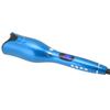 Automatic Curling Iron Wand LED Temperature Display Timer Blue Curling Iron 110‑240VUK Plug