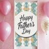 Decorative Design Holiday Banner Neutral Colors Party Decoration Durable Textured Pattern Photo Prop for Gift Presentation