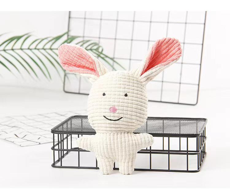 Indestructible Plush Dog Toy: Bite-Resistant Yellow Duck Companion
