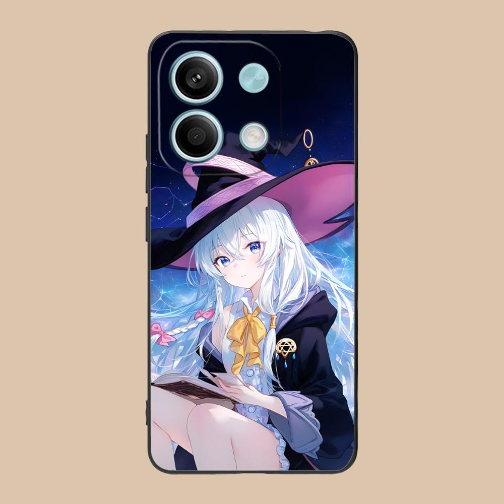 Wandering Witch Elaina Matte TPU Mobile Phone Case for Xiaomi 15 14 13 12 Mi 11 T Ultra Lite Pro S X 5G Colorful Printing Cover