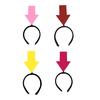 Women Girls Headband Funny Arrows Decor Elastic Hair Hoop Hair Accessory Weddings Parties Daily Wear