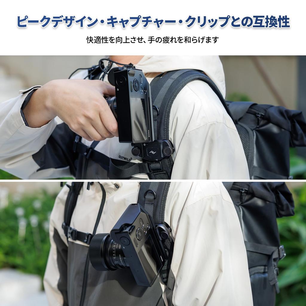 JJC Metal Hand Grip for Sigma BF Convenient Battery Threaded Hole On the Bottom Aluminum Alloy Black L-Shaped Cameras, Replacement, 1/4"-20 &