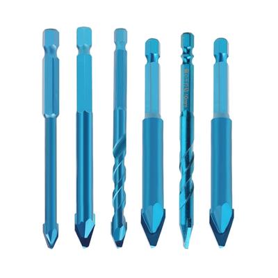 Durable Concrete Drill Bits Versatile Tile & Glass Drill Bit Hex Drill Bit Perfect for Ceramic Stone & Wood Drilling