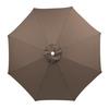 Yousheng 9Ft Umbrella Replacement Canopy Sun Shade Umbrella Canopy Patio Outdoor Umbrella Top with 8 Ribs for Market Umbrella Frame