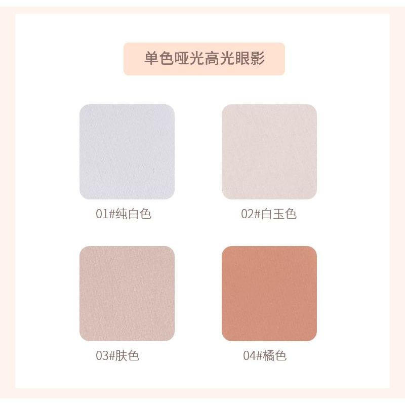 HERORANGE - 2 in 1 Matte Highlighter - 4 Colors