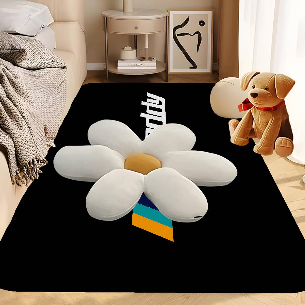 G-Greddy-Y Floor Mat INS Style Soft Bedroom Floor House Laundry Room Mat Anti-skid Household Carpets