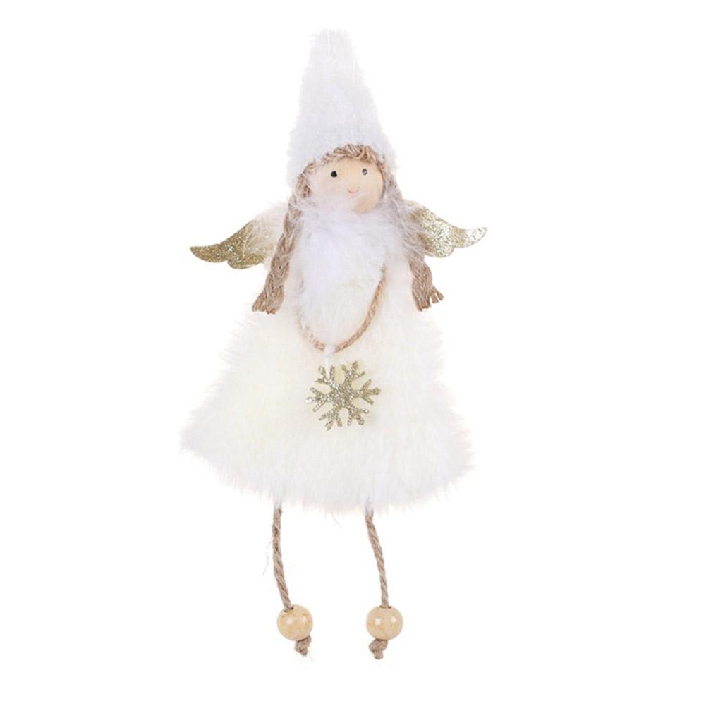 

Christmas Angel Doll Ornament Christmas Tree Angel Party Pendants Decoration For Christmas Deco B8T1 White-1pcs