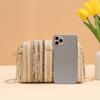 Rainbow Straw Bag Irl Handbags Woven Camera Bag Versatile Girl Messenger Bag Chain Bag