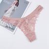 Chiloți cu flori Slip G-String Chiloți de damă cu talie joasă Tanga Intimate Lenjerie de dormit Lenjerie Lenjerie de corp Tanga Calcinhas Bragas