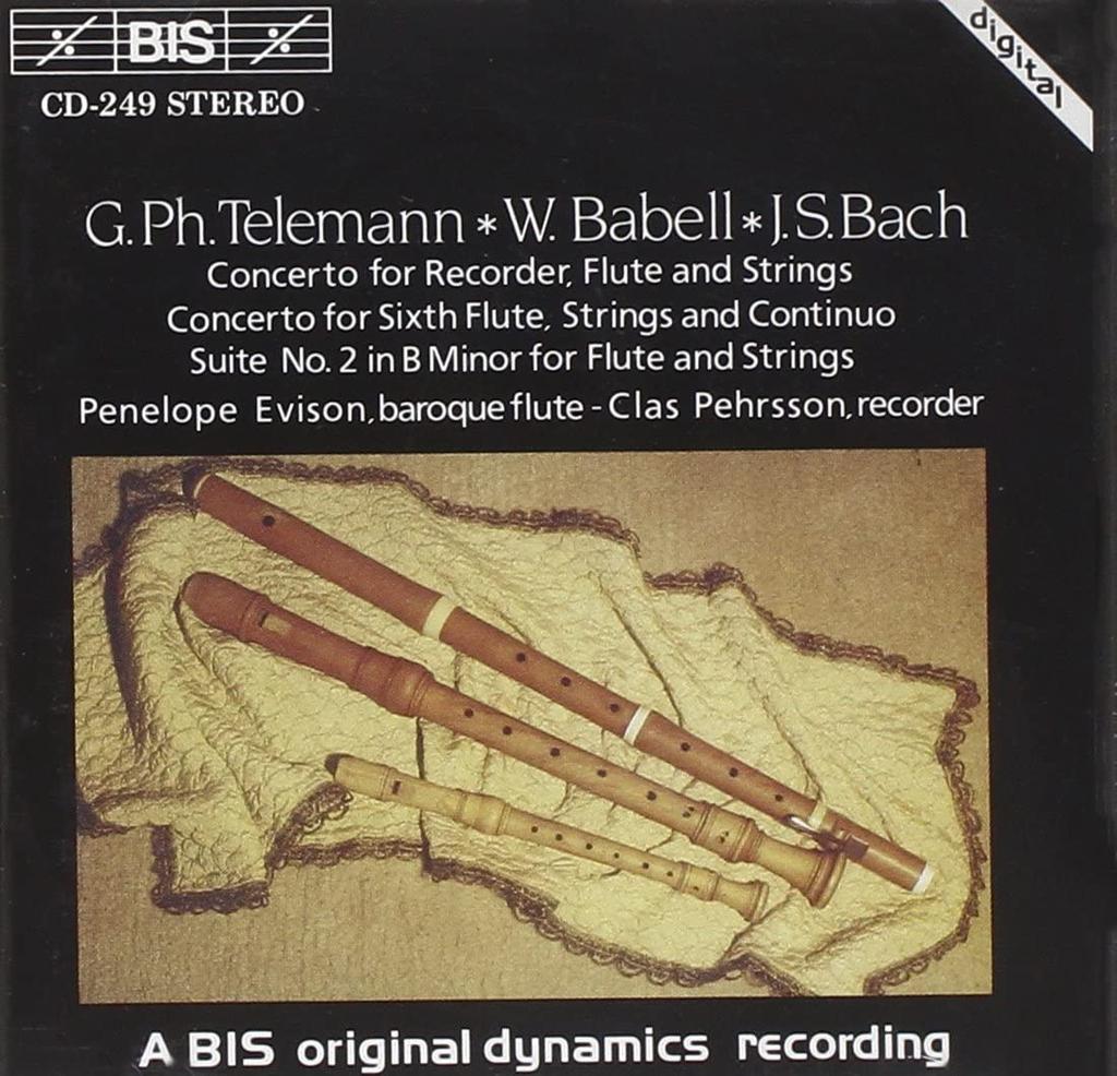 CD GEORG PHILIPP TELEMANN, JOHANN SEBA - Telemann: Duet pro zobcovou flétnu a barytonovou zobcovou flétnu BISCD249,CD249 BIS 1987 US Klasika Použité