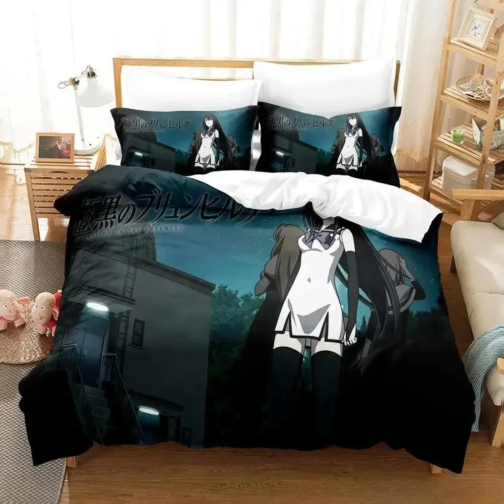 Gokukoku No Brynhildr Bedding Set Single Twin Full Queen King Size Bed Adult Kid Bedroom Duvet Cover Anime Bed Sheet