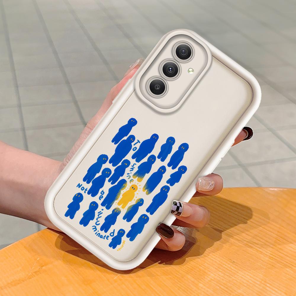 Soft Silicone Square Ladders Cartoon Pattern Full Cover Camera Protection Shockproof Case for Huawei Honor Xiaomi Redmi Samsung