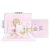 Recordable for Pop Up Valentines Day Card Tower Horse Car Couple Romantic 3D Greeting Card with Envelope for Couples Wife Husband Handmade Gift