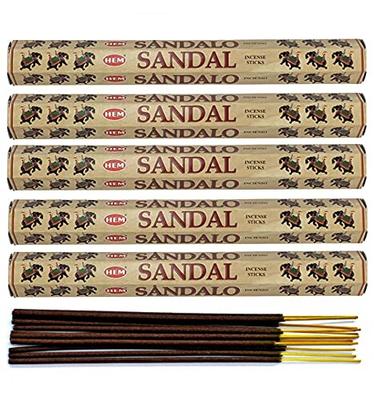 Incense Sandalwood Scent Pack of 100 Sticks Hem Brand