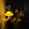 LED Mushroom Night Light: Inductive Sensor, Light-Controlled, Plug-In, Ins Style, Ideal for Bedroom Ambiance.