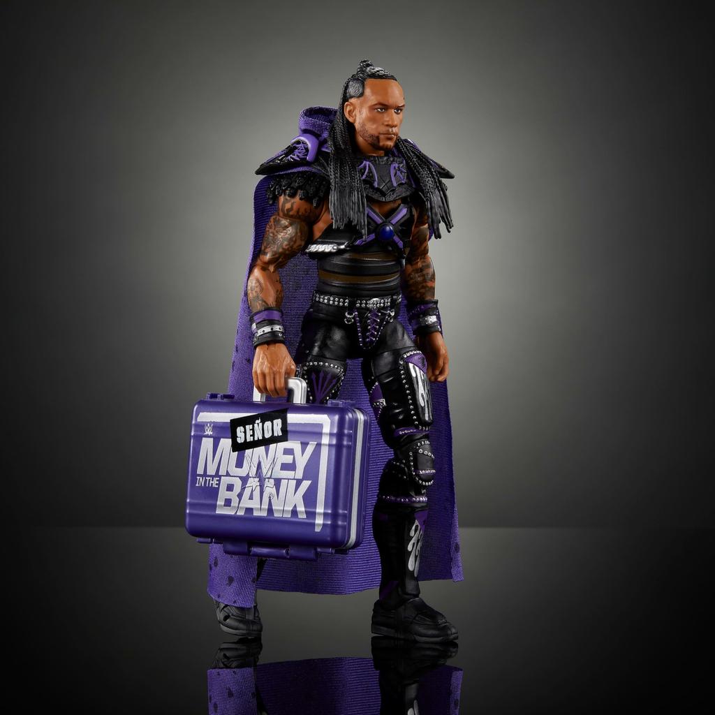 Mattel WWE Ultimate Edition Action Figure Accessories Damian Priest Collector Set with Interchangeable Head Hands and 30 Articulation Points & 6-inch
