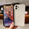 Black White Couples Love For iPhone 11 12 13 14 15 16 Pro X XR XS Max Shockproof Phone Case For iPhone 7 8 Plus Silicone Cover