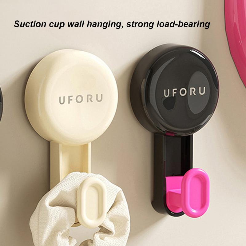 Strong Suction Cup Hooks 2X Loofah Holder Strong Bath Robe Hook Holder Waterproof Heavy Duty For Shower Bathroom Glass Door