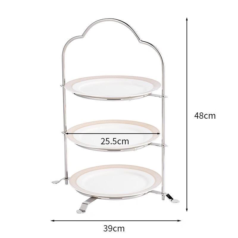 Multi-layer Stainless Steel Dessert & Cake Stand