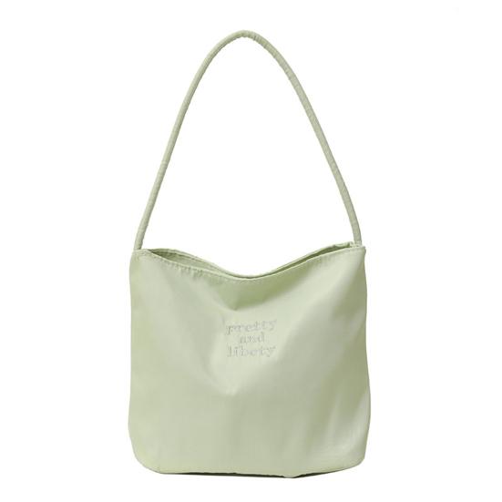 Women's Shoulder Bag Nylon Solid Color Tote Bag Portable Ladies Casual Handbag Commuting Sac for Work Street Daily Outings