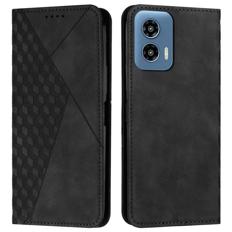 

For Motorola Moto G34 5G Case Imprinted PU Leather Stand Phone Cover