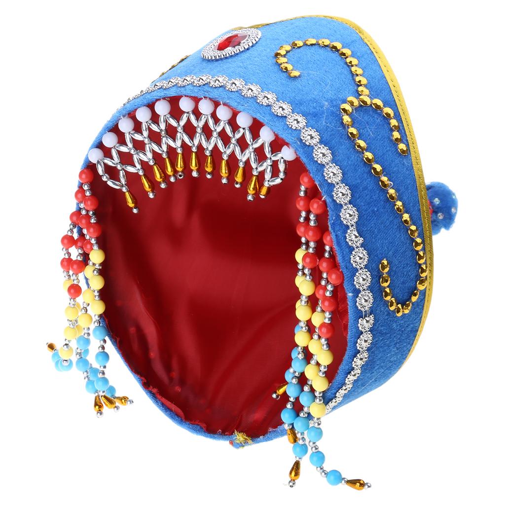 Mongolian Hat for Adult Children Ethnic Mongolian Dance Costume Hat for Performances Stage Props Head Accessories
