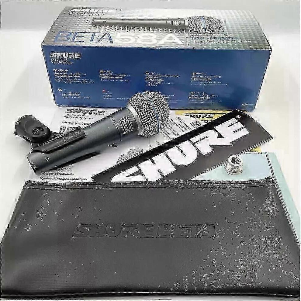 Shure BETA58A Superkardioidní dynamický vokální mikrofon s kabelem pro živé vystoupení