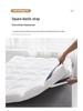 Hotel Star Soft Feather Velvet Mattress Topper - Thick Quilted Tatami Mat for Double Bed & Student Use.