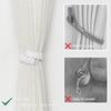 Macrame Curtain Tie Back Hand Woven Cotton Rope Back Tying Strap Versatile Tie for Drapes Blinds and Home Decor