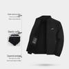 Guirenniao Unisex Winter Fleece-Lined Stand-Collar Padded Jacket