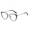 Retro Cat's Eye Anti-blue Light Glasses Glasses Metal Frame Glasses Frame Portable Eye Protection Eyeglasses Frames