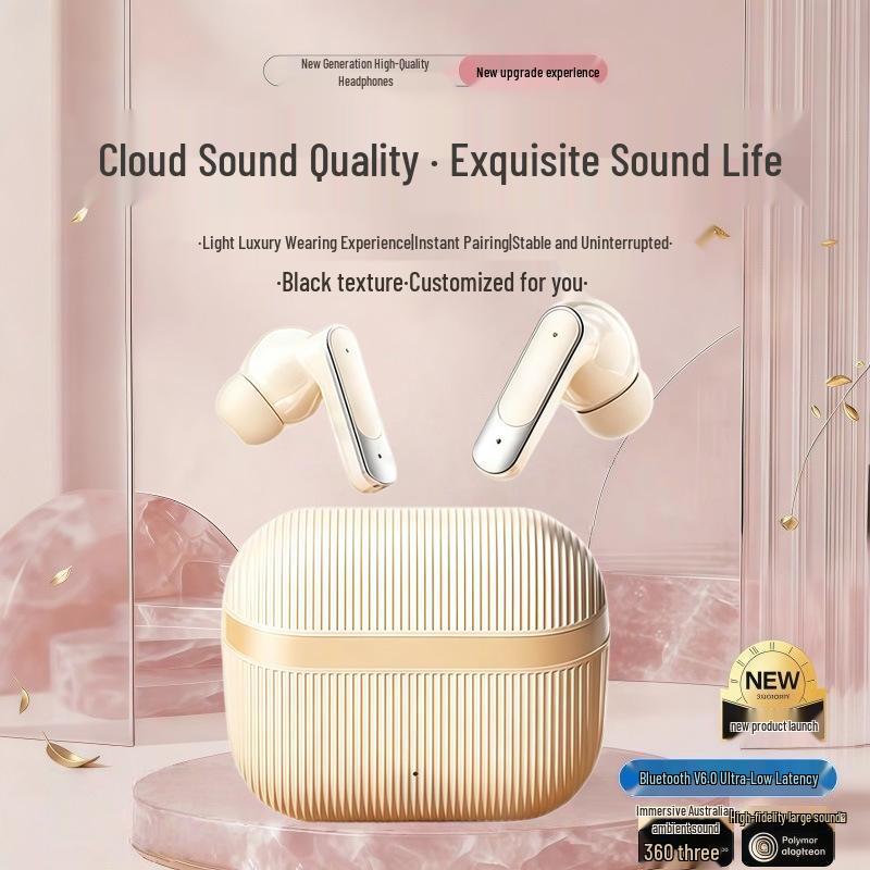 T18 True Wireless Bluetooth Earbuds: In-Ear, High-Fidelity Sound, Noise Cancelling, Stylish Design, Long Battery Life, Unisex.