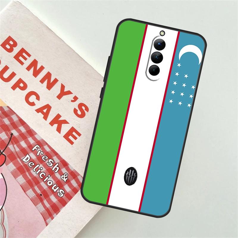 

Uzbekistan Flag Coat Of Arms Phone Case For ZTE Nubia Red Magic 9 Pro Plus 8 8S Pro 5S 5G 6R 6 7 6S 7S Pro Bumper Cover Red Magic 6