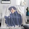 Sherlock Holmes Printed Flannel Blanket, Soft Throw for Bedroom Sofa, Washable, Fan Merchandise, Great Gift.