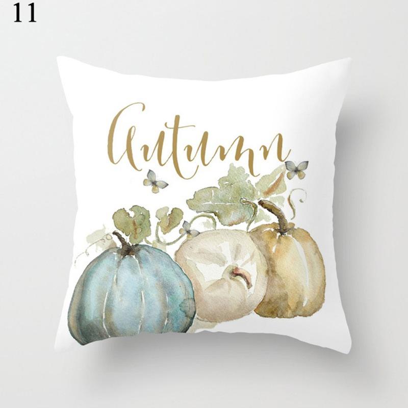 Halloween Pillow Case Linen Sofa Pumpkin Ghosts Cushion Cover Home Decoration Pillowcases Housse De Coussin Throw Pillow Cover