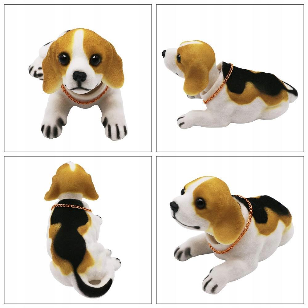 PIESEK Z KIWAJĄCĄ GŁOWĄ DO AUTA ZABAWKI PRL GADZET Prezenty świąteczne