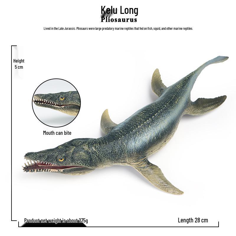 Marine & Jurassic Dinosaur Model Toys: Mosasaurus, Plesiosaurus, Liopleurodon