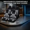 9pcs  car seat covers,  front and rear seat covers, full set of car seat covers, compatible with seat .