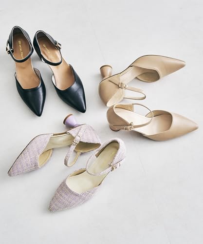 Oriental Traffic: Deformed Heel Separate Pumps/41123