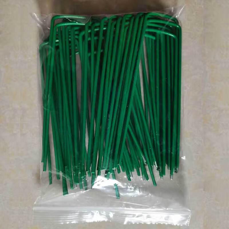 Galvanized Steel U-Shaped Garden Stakes
